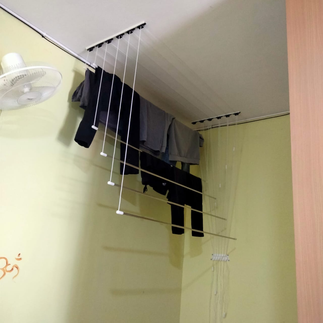 Invisible grill installation example