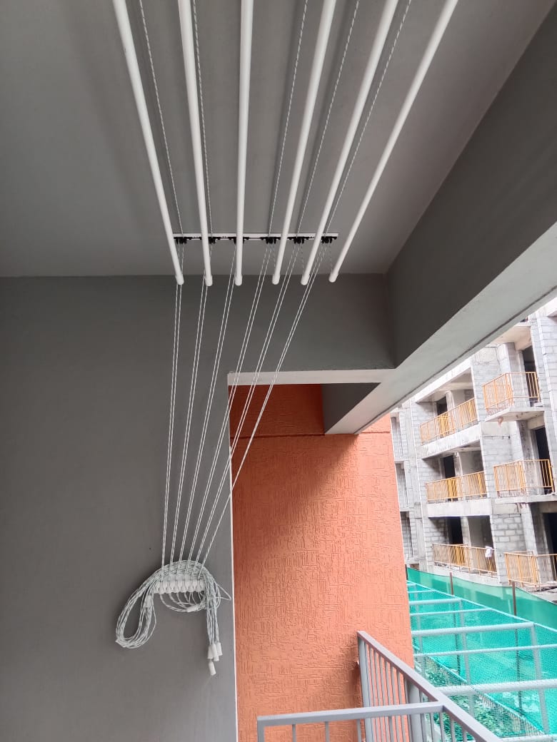Ceiling Cloth Hanger Installation Bengaluru